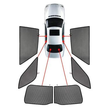 VW PASSAT SW 2015+ ΚΟΥΡΤΙΝΑΚΙΑ ΜΑΡΚΕ CAR SHADES - 6 ΤΕΜ.
