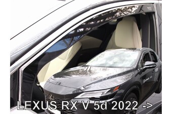LEXUS RX V 5D 2022+ ​ΖΕΥΓΑΡΙ ΑΝΕΜΟΘΡΑΥΣΤΕΣ ΑΠΟ ΕΥΚΑΜΠΤΟ ΦΙΜΕ ΠΛΑΣΤΙΚΟ HEKO - 2 ΤΕΜ.