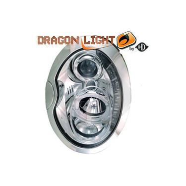 ΦΑΝΑΡΙΑ ΓΙΑ BMW MINI R50/R52/R53 01-06 DRAGONLIGHT+LED CHROME