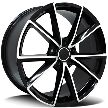 ΖΑΝΤΕΣ 19'' AUDI STYLE 8.5x19 5X112 ET45 BLACK ΚΩΔΙΚΟΣ : 115