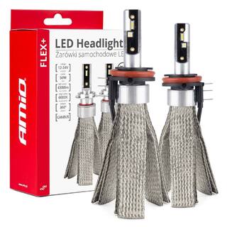 ΛΑΜΠΕΣ LED H15  4300lm 12-24V - 50W - 6000K AMIO - 2 Τεμ.