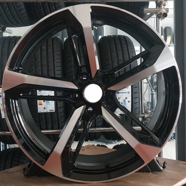 ΖΑΝΤΕΣ 19'' AUDI STYLE 8.5x19 5X112 ET35 BLACK ΚΩΔΙΚΟΣ : 5453