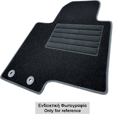 ΜΑΡΚΕ ΠΑΤΑΚΙΑ ΜΟΚΕΤΑ ΓΙΑ CITROEN C1 Ι LIFT 3D / 5D 2010-2014 ΣΕ ΜΑΥΡΟ ΧΡΩΜΑ ΜΕ ΚΟΥΜΠΩΜΑΤΑ CIK - 4 ΤΕΜ.