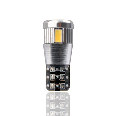 T10 W5W 12V W2,1x9,5d LED 6xSMD5730 ΛΕΥΚΟ (ΚΑΡΦΩΤΟ CAN-BUS) 2ΤΕΜ. M-TECH