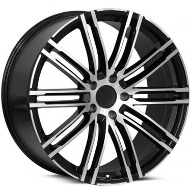 ΖΑΝΤΕΣ 20'' PORSCHE STYLE 9.5X20 11X20 5X130 ET50/56 ΜΑΥΡΟ ΔΙΑΜΑΝΤΕ ΚΩΔΙΚΟΣ : 1222