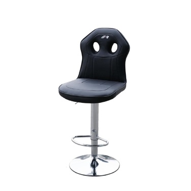 ΚΑΡΕΚΛΑ ΠΑΓΚΟΥ BLACK OFFICE STOOL ΜΑΥΡΗ ΟΙΚΟΛΟΓΙΚΟ ΔΕΡΜΑ 360ΜΟΙΡΩΝ & ΡΥΘΜΙΖΟΜΕΝΟ ΥΨΟΣ 98-118cm SIMONI RACING - 1 TEM.