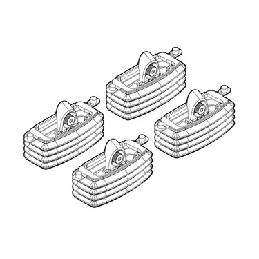 ΑΚΡΑ ΓΙΑ ΜΠΑΡΕΣ NORDRIVE ΓΙΑ FIAT CROMA 05/05-04/11 KIT