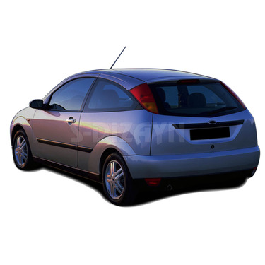 ΧΕΡΟΥΛΙΑ ΠΟΡΤΑΣ ΓΙΑ FORD FOCUS 3D 1998-2005  ΧΡΩΜΙΟ ΜΕΤΑΛΛΙΚΟ 2ΤΕΜ.