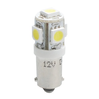 T4W 12V 1,2W BA9s (ΜΙΝΙΟΝ) LED 5xSMD5050 ΛΕΥΚΟ 1ΤΕΜ. M-TECH