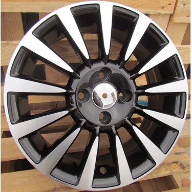 ΖΑΝΤΕΣ 15'' FIAT STYLE 6X15 4x98 ET35 BLACK ΚΩΔΙΚΟΣ : 743