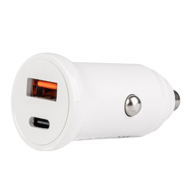 ΦΟΡΤΙΣΤΗΣ ΑΝΑΠΤΗΡΑ 12/24V ΜΕ 2 ΘΥΡΕΣ USB/TYPE-C 20W/3A ΤΑΧΕΙΑΣ ΦΟΡΤΙΣΗΣ ΛΕΥΚΟΣ PCH PRO-07 AMIO  - 1 ΤΕΜ.