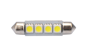 ΛΑΜΠΑΚΙΑ ΠΛΑΦΟΝΙΕΡΑΣ C5W/C10W 12V 0,96W SV8,5 41mm CAN-BUS LED 4xSMD5050 PREMIUM ΛΕΥΚΟ BLISTER 2ΤΕΜ