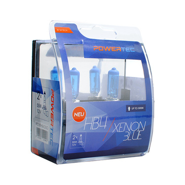 HB4 12V 55W P22d 5.000K POWERTEC XENON BLUE 2ΤΕΜ. M-TECH