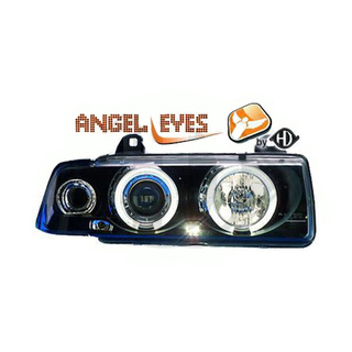 Φανάρια diederichs Angel Eyes BMW ΣΕΙΡΑ 3 E36 90-99 LIMOUSINE/TOURING (Μαύρα)