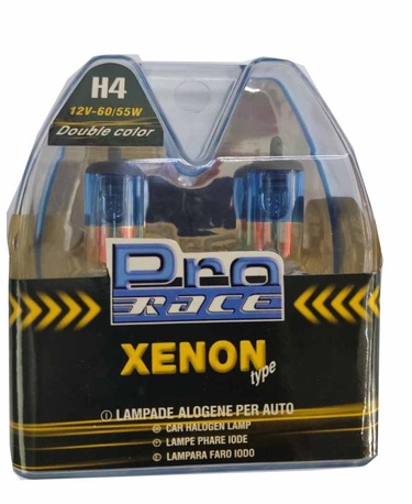 H4 12V 60/55W P43t RAINBOW BLUΕ ΤΥΠΟΥ XENON PRO-RACE -  2 ΤΕΜ.