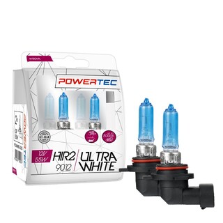 ΛΑΜΠΕΣ HIR2 9012 12V 55W POWERTEC ULTRA WHITE (up to 5.000k) mTECH - 2 Τεμ.