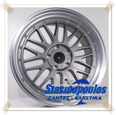 ΖΑΝΤΕΣ REPLICA BBS STYLE 19'' 9.5x19 5x120 ET35 GUN METAL MACHINED LIP ΚΩΔΙΚΟΣ : 380