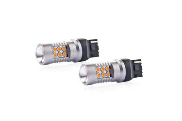 WY21W T20 12/24V 6,2W 800lm LED 24xSMD3030 CAN-BUS ΚΙΤΡΙΝΟ 18x56mm 2ΤΕΜ.