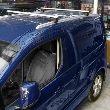 FORD TRANSIT CONNECT ΜΕ FLUSH RAILS 2013+ KIT ΜΕ ΜΠΑΡΕΣ ΟΡΟΦΗΣ ΑΛΟΥΜΙΝΙΟΥ ΜΕΝΑΒΟ (LINCE XL 8880/MB)