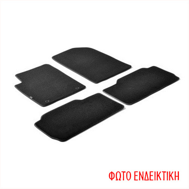 CITROEN C1 05/2005-05/2014 / PEUGEOT 107 05/2005-12/2014 / TOYOTA AYGO 05/2005-05/2014 ΜΑΡΚΕ ΠΑΤΑΚΙΑ SUMISURA ΛΑΣΤΙΧΟ ΣΕ ΜΑΥΡΟ ΧΡΩΜΑ ME ΚΟΥΜΠΩΜΑΤΑ LAMPA - 4 ΤΕΜ.