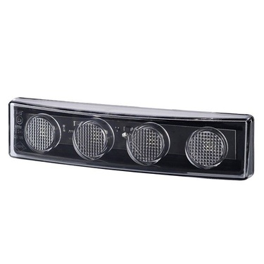 DRL HOR64 12/24V ΠΡΟΣΘΕΤΟ DAYTIME ΔΙΕΘΝΗ ΜΕ 4LED 0,5W 181x48mm ΜΑΥΡΟ 1ΤΕΜ