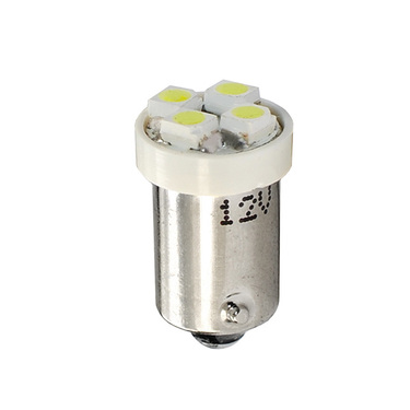 T4W 12V 0,32W BA9s (ΜΙΝΙΟΝ) LED 4xSMD3528 ΛΕΥΚΟ 1ΤΕΜ.