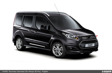 FORD TRANSIT CONNECT PANELVAN/LAV 2015+ ΔΙΑΚΟΣΜΗΤΙΚΕΣ ΓΡΙΛΙΕΣ ΜΑΣΚΑΣ ΕΜΠΡΟΣ ΧΡΩΜΙΟΥ 2ΤΕΜ