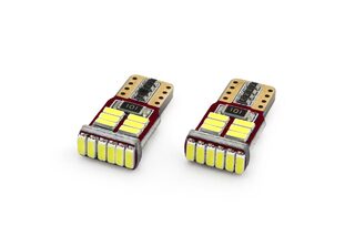 T10 W5W 12V 2,2W LED CAN-BUS 18xSMD4014 ΛΕΥΚΟ 5600K 12x23mm 2ΤΕΜ.