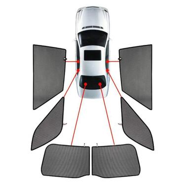 PEUGEOT 3008 5D 2010+ ΚΟΥΡΤΙΝΑΚΙΑ ΜΑΡΚΕ CAR SHADES - 6 ΤΕΜ.