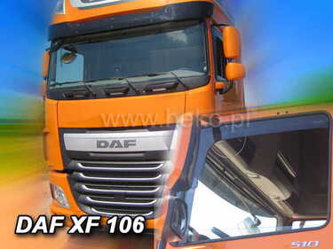 DAF 95 XF 106 2013-2021 (GB) - ΖΕΥΓΑΡΙ ΑΝΕΜΟΘΡΑΥΣΤΕΣ  ΑΠΟ ΕΥΚΑΜΠΤΟ ΦΙΜΕ ΠΛΑΣΤΙΚΟ HEKO - 2 ΤΕΜ.