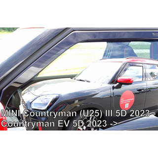 ΑΝΕΜΟΘΡΑΥΣΤΕΣ ΓΙΑ MINI COUNTRYMAN U25 5D 2023+ / COUNTRYMAN EV 5D 2023+ - ΖΕΥΓΑΡΙ ΑΥΤΟΚΙΝΗΤΟΥ ΑΠΟ ΕΥΚΑΜΠΤΟ ΦΙΜΕ ΠΛΑΣΤΙΚΟ HEKO - 2 ΤΕΜ.