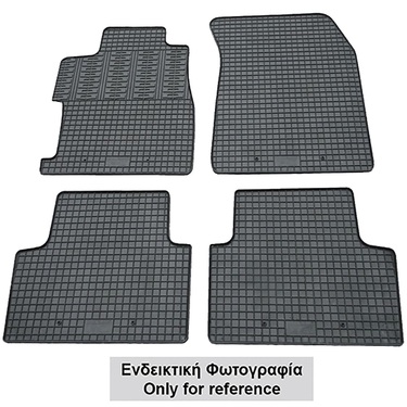 ΜΑΡΚΕ ΠΑΤΑΚΙΑ ΣΕ ΣΚΑΦΗ ΛΑΣΤΙΧΟ ΓΙΑ MITSUBISHI OUTLANDER 2007-2012 / CITROEN C-CROSSER 2007-2012 / PEUGEOT 4007 2007-2012 ΣΕ ΜΑΥΡΟ ΧΡΩΜΑ ΜΕ ΚΟΥΜΠΩΜΑΤΑ CIK - 4 ΤΕΜ.