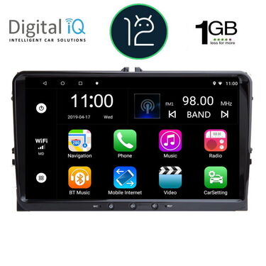 ΟΘΟΝΗ MULTIMEDIA 2DIN VW 2004-2014  ANDROID 12 /RAM 1GB/9 inc/GPS/WI-FI/USB/SD/RADIO  DIGITAL IQ