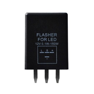 LED FLASHER (ΦΛΑΣΙΕΡΑ) 12V 0,1-150W 4 ΕΠΑΦΩΝ (L+-)  mTECH - 1 Τεμ.