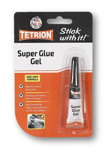 ΙΣΧΥΡΗ ΚΟΛΛΑ ΓΕΝΙΚΗΣ ΧΡΗΣΗΣ TETRION SUPERGLUE GEL 3gr