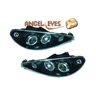 Φανάρια diederichs Angel Eyes Peugeot 206/206CC 10.98+ (Μαύρο)