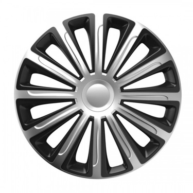 ΤΑΣΙ 14" HUBCAP TREND SILVER BLACK - ΣΕΤ 4ΤΕΜ ΣΕ ΚΟΥΤΙ ΑΜΙΟ