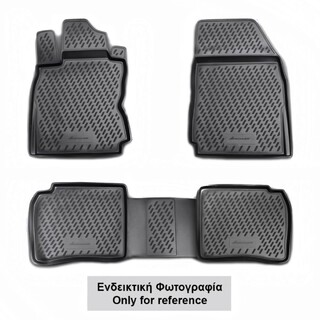 ΜΑΡΚΕ ΠΑΤΑΚΙΑ ΣΕ ΣΚΑΦΗ TPE ΛΑΣΤΙΧΟ ΓΙΑ CITROEN C-CROSSER 5D 2007-2013  ΣΕ ΑΝΘΡΑΚΙ ΣΚΟΥΡΟ ΓΚΡΙ ΧΡΩΜΑ NOVLINE - 4 ΤΕΜ.