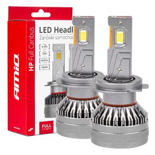 ΛΑΜΠΕΣ H7 9>48V 6.500K 4.500lm 50W HP SERIES LED CAN-BUS (ΜΕ ΨΥΚΤΡΑ AMIO - 2 Τεμ.