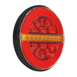 ΦΩΣ ΠΙΣΩ ΑΡΙΣΤΕΡΟ 12/24V DYNAMIC-O 140 mm ΜΕ 29 LED 3 ΧΡΗΣΕΙΣ ΟΜΙΧΛΗΣ/ΘΕΣΕΩΣ/ΦΛΑΣ (ΚΟΚΚΙΝΟ/ΠΟΡΤΟΚΑΛΙ) - 1 ΤΕΜ.