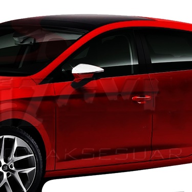 ΚΑΠΑΚΙΑ ΚΑΘΡΕΠΤΗ ΧΡΩΜΙΟΥ ΜΕΤΑΛΛΙΚΑ ΓΙΑ SEAT LEON 3D/5D 2013+ ΧΡΩΜΙΟ ΜΕΤΑΛΛΙΚΑ