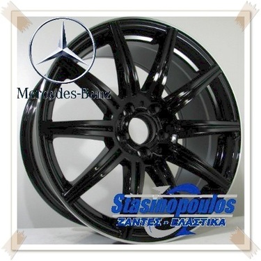 ΖΑΝΤΕΣ 17'' MERCEDES REPLICA 7.5x17 5x112 ET45 BLACK ΚΩΔΙΚΟΣ :1061