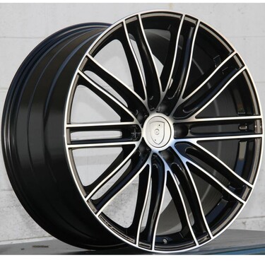 ΖΑΝΤΕΣ 22'' PORSCHE STYLE 10X22 11X22 5X130 ET50 55 ΔΙΑΜΑΝΤΕ ΜΑΥΡΟ ΚΩΔΙΚΟΣ : 1350