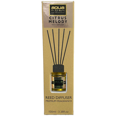 Αρωματικό Χώρου Citrus Melody Home Reed Diffuser με 6 Στικς Aqua 100 ml - 1 τμχ