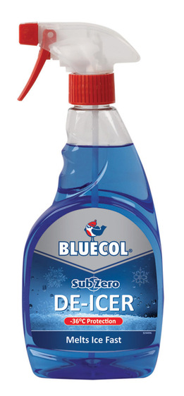 ΑΝΤΙΠΑΓΩΤΙΚΟ ΥΓΡΟ ΤΖΑΜΙΩΝ ΣΕ ΣΠΡΕΙ -36oC BLUECOL DE-ICER 500ML